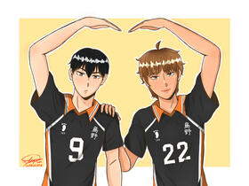 kageyama & haechan - commission